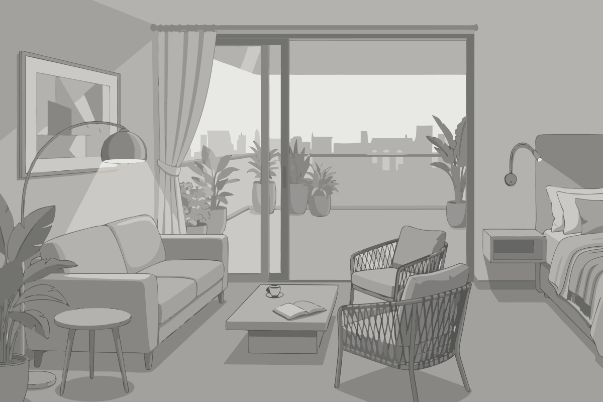 Familienzimmer mit Terrasse